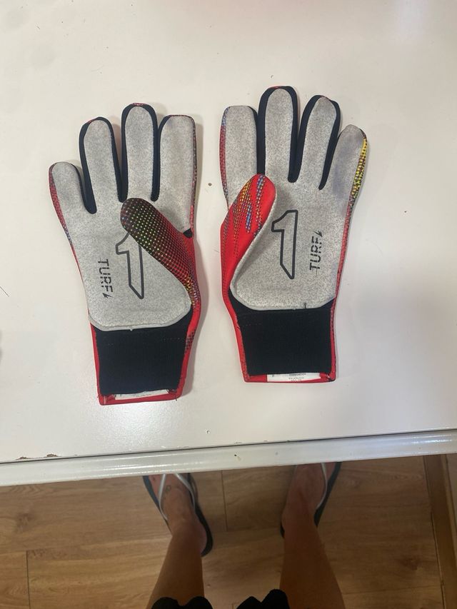 Guantes portero Rin - Rojo | Nuevos