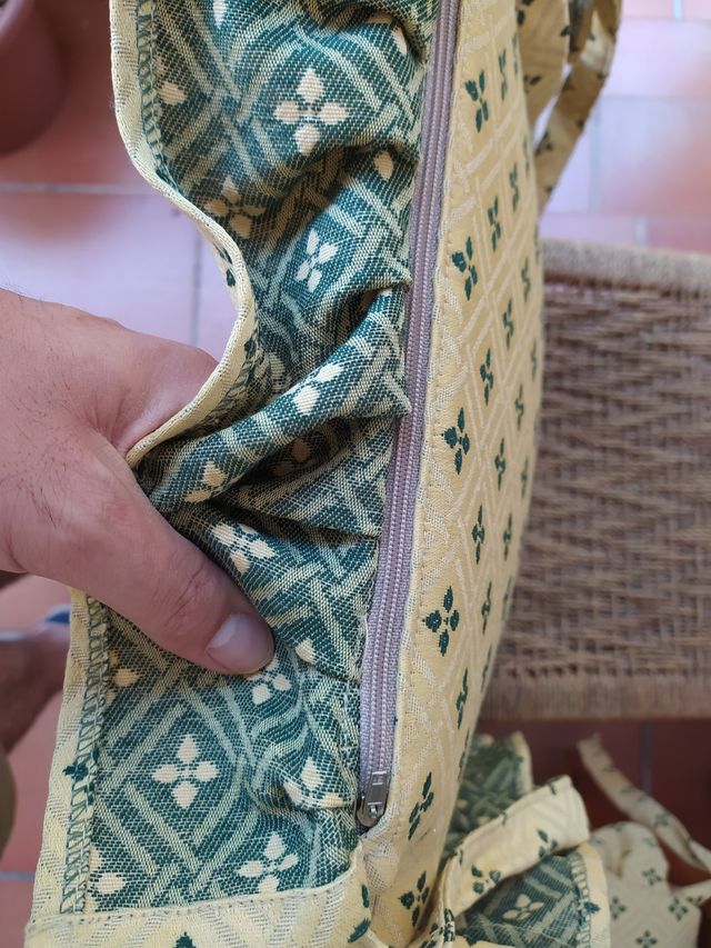 4 Sillas madera estilo rústico