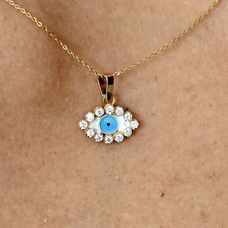 COLGANTE  Ojo Turco ORO 18K