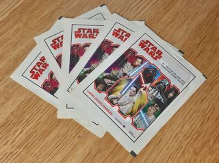 Sobres cromos Star Wars y Minions