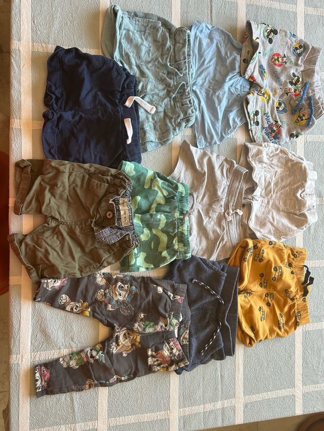 Super lote ropa bebé 9-12m verano