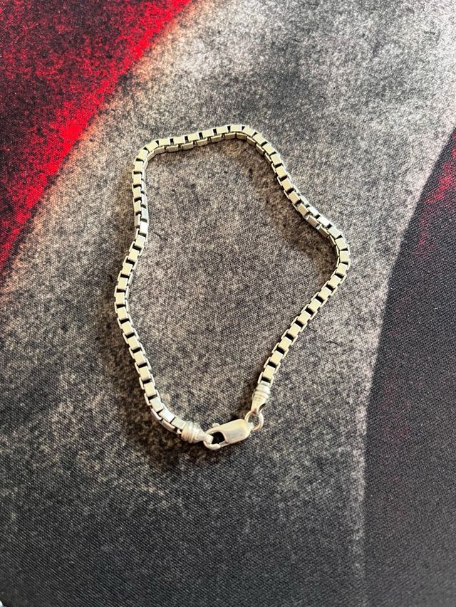 Pulsera de plata 925. Tipo cola de ratón