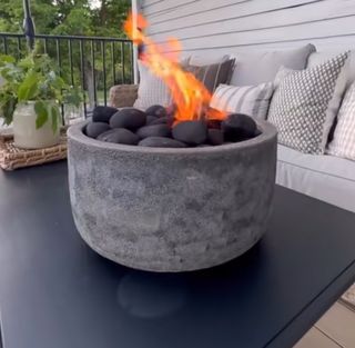 Brasero esterno su misura