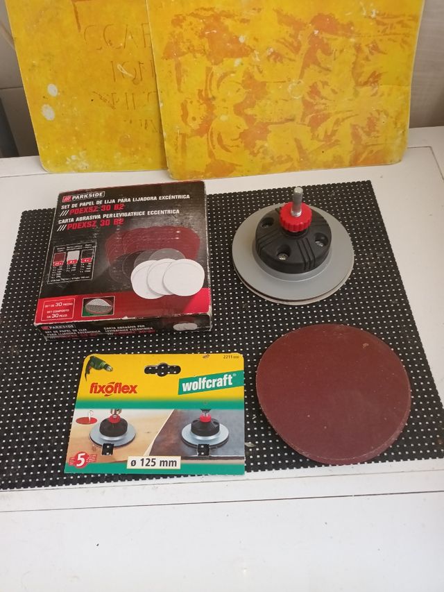 Discos Lijado Wolfcraft Fixoflex 125mm