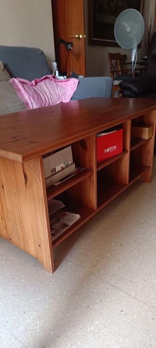 Mesa centro madera - marrón