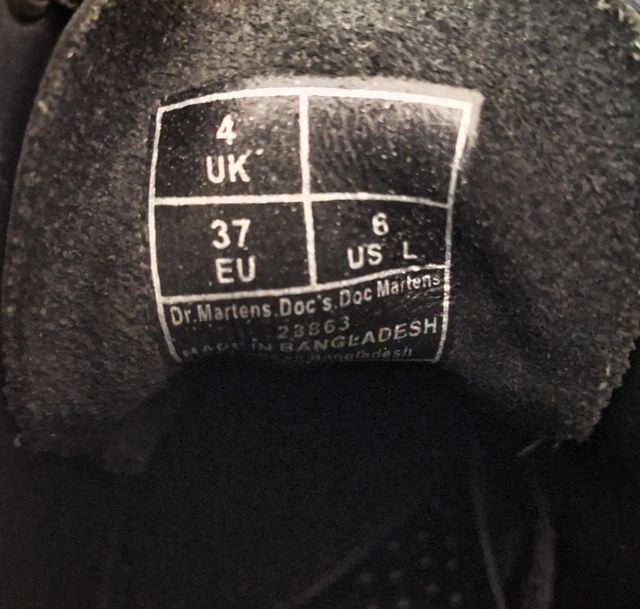 Dr. Martens Jadon: Stivaletti neri con zip lateral