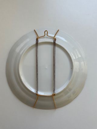 Plato pared porcelana decorativo