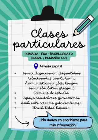 CLASES PARTICULARES ALMERIA