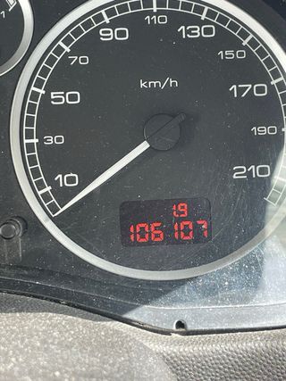 Peugeot 307sw SOLO 106000km pegatina B amarilla