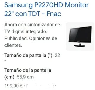TV Samsung 22"