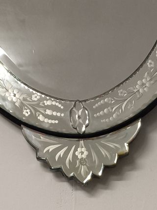 Espejo veneciano ovalado