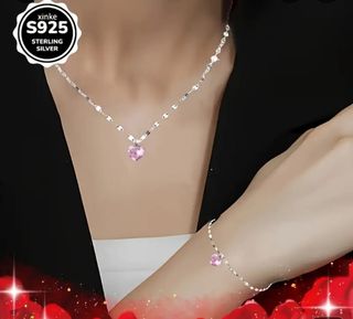 Collar y pulsera plata S925 