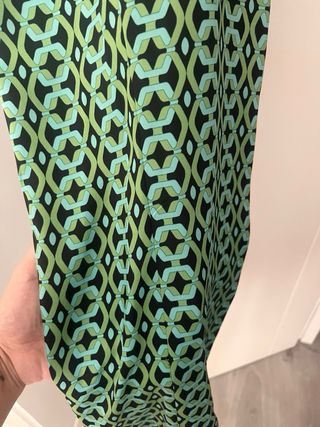 Pantalones anchos estampados Mango