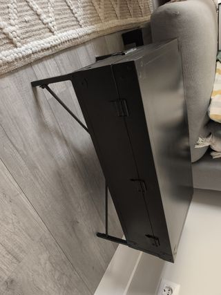Baúl metálico negro - Decoración