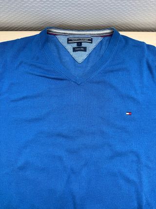 Jersey Tommy Hilfiger azul - Talla L