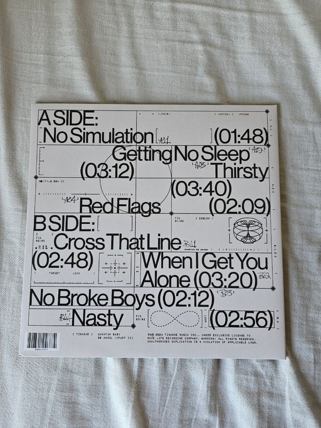 Urban Outfitters Vinilo Tinashe Quantum Baby