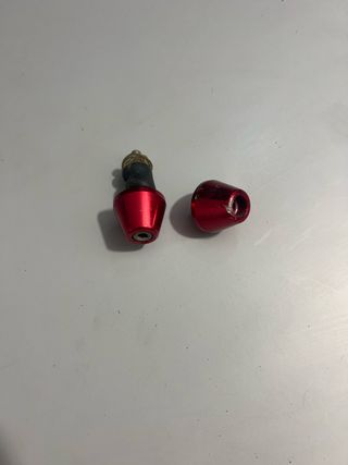Protectores manillar moto - Rojos