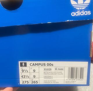 Zapatillas Adidas Campus rojas 00s