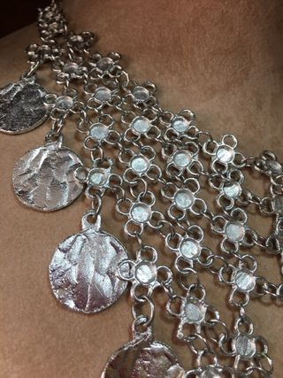 Collar fantasía plata