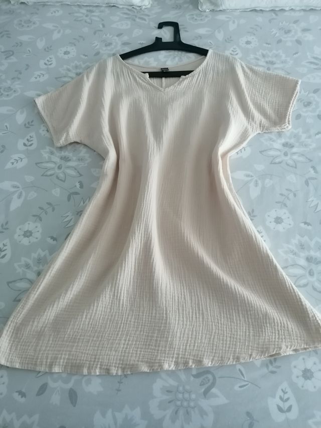 Vestido beige mujer talla XL