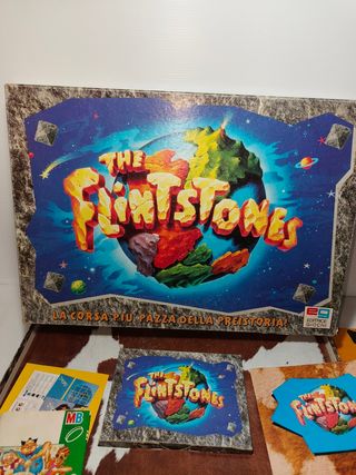 Gioco da tavolo Flinstones anni '90, NON COMPLETO 