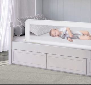 Barrera cama bebé - 180 cm  gris