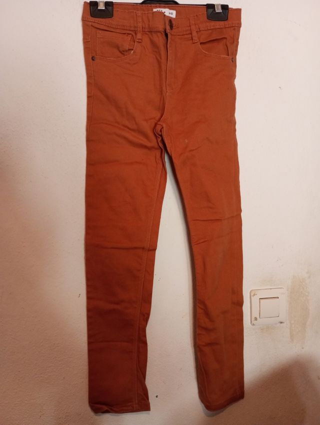 Pantalón niño marrón -talla 10