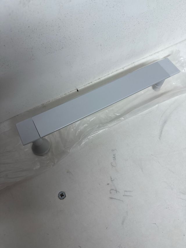 Agarrador puerta ducha blanco