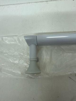 Agarrador puerta ducha blanco