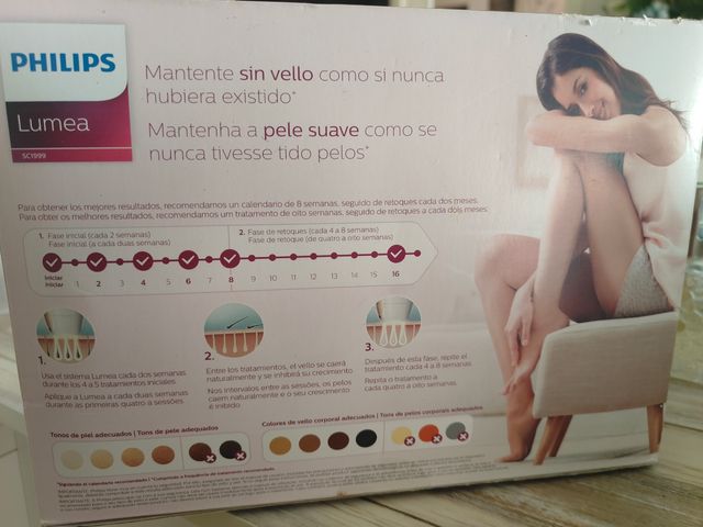 Philips Lumea Advanced IPL con garantía