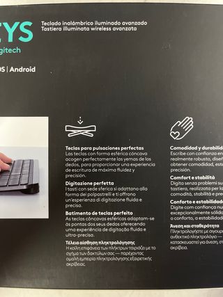 Logitech MX Keys - Teclado Inalámbrico iluminado
