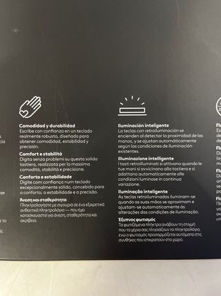 Logitech MX Keys - Teclado Inalámbrico iluminado