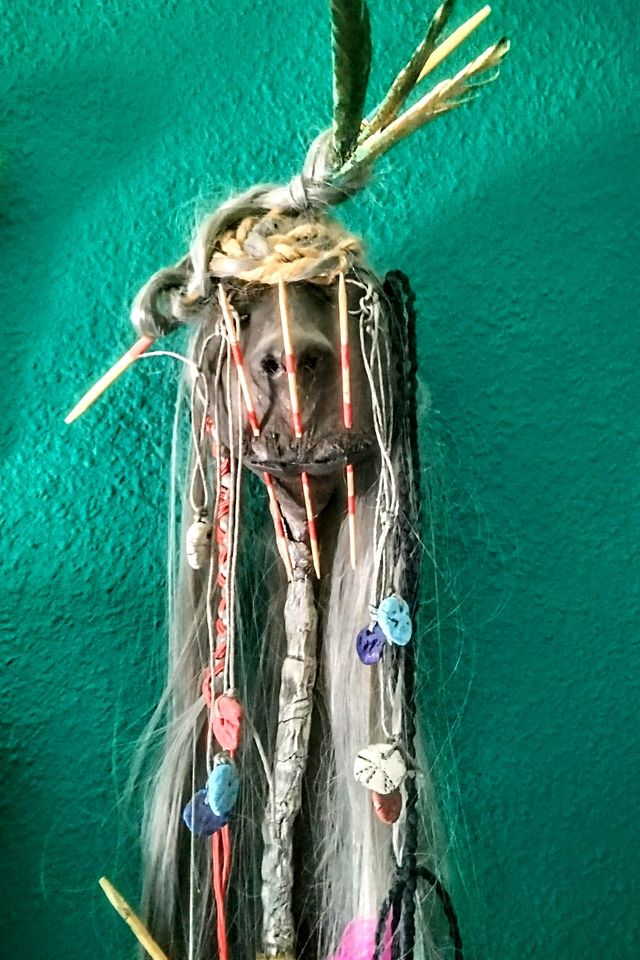 Cabeza reducida imitación 80cm