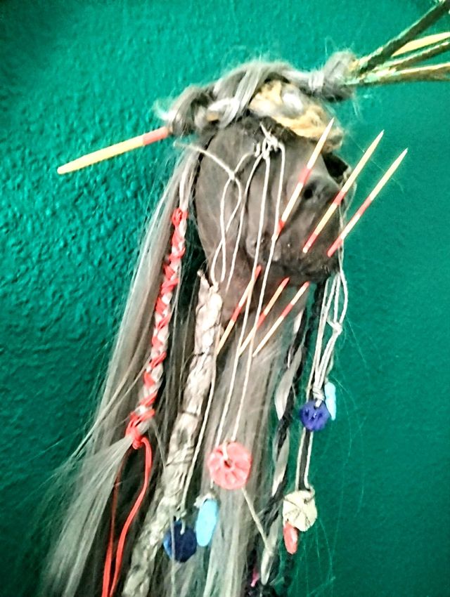 Cabeza reducida imitación 80cm