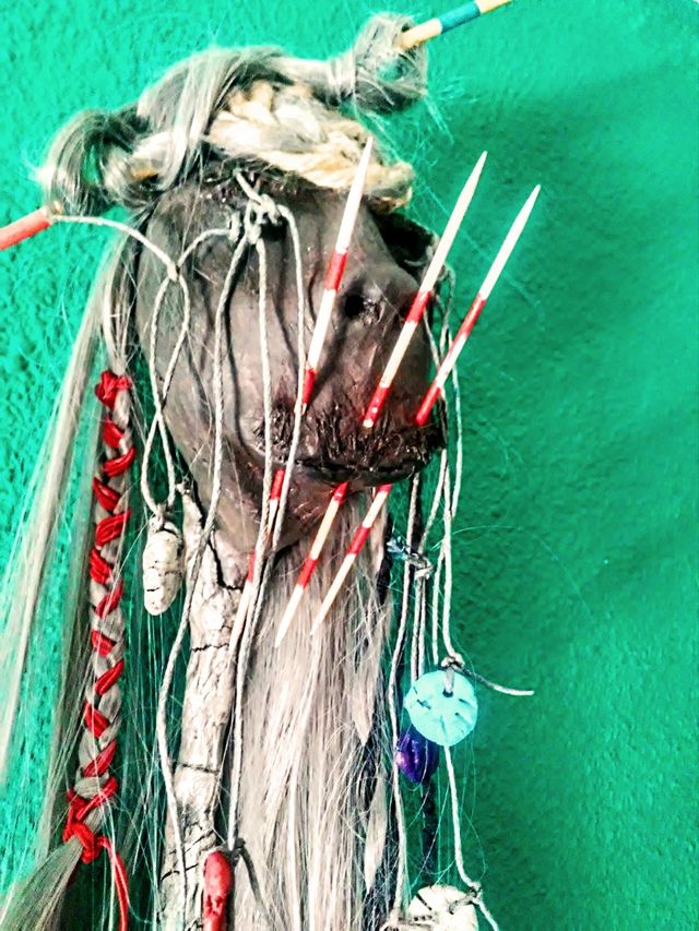 Cabeza reducida imitación 80cm