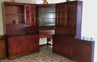 Set mobili legno da soggiorno - stile classico 