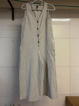 Mono rayas blanco-gris