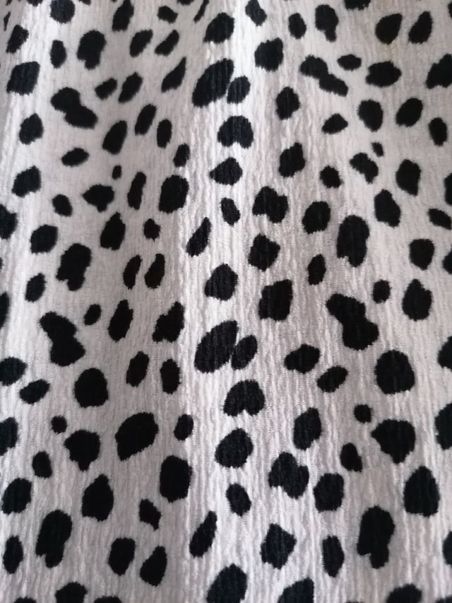 Vestido mujer blanco y negro - M