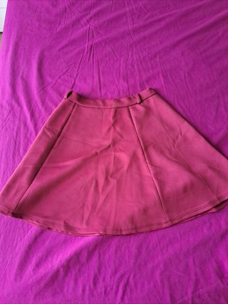 Falda skater granate