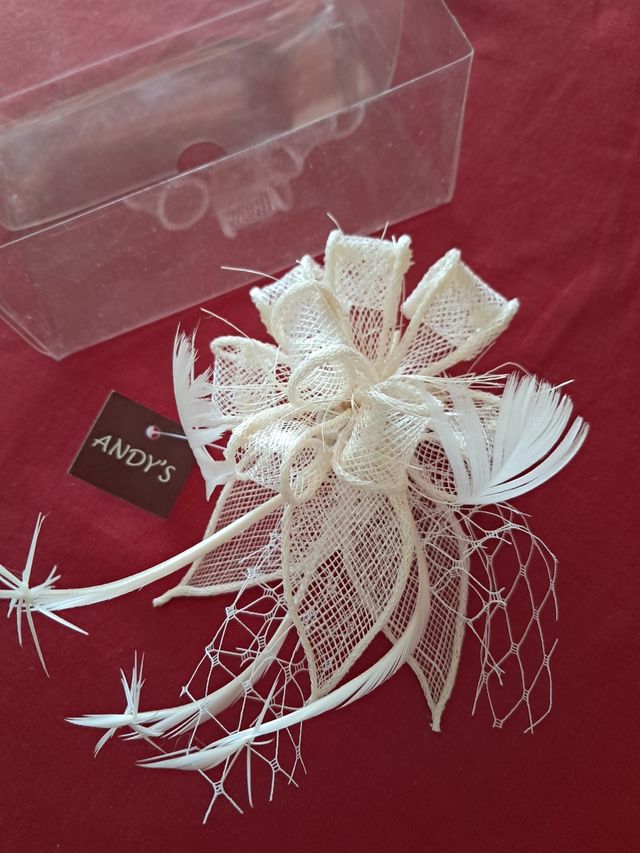 Tocado blanco ANDY'S