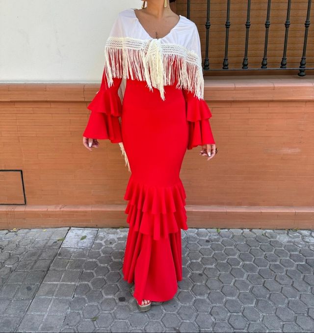 Traje Flamenca buganvilla M-L