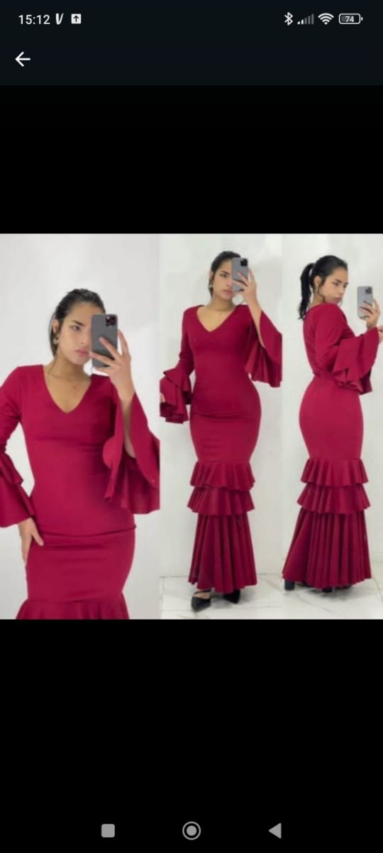 Traje Flamenca buganvilla M-L