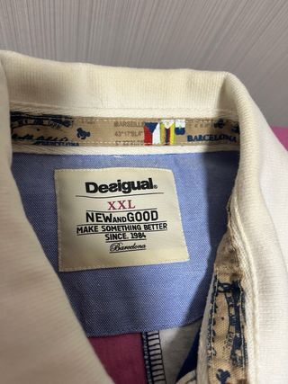 Polo Desigual multicolor hombre