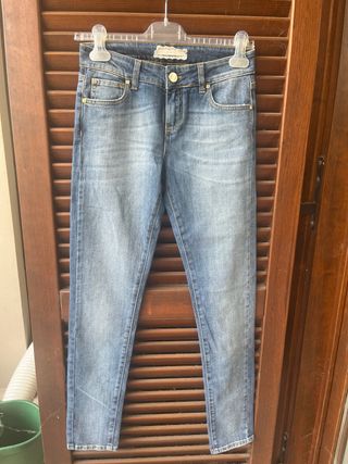 Jeans Donna Tg 29 - Blu - Nuovo