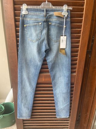Jeans Donna Tg 29 - Blu - Nuovo