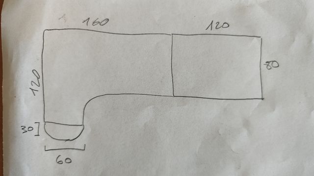 Mesa esquinera oficina/estudio IKEA Galant