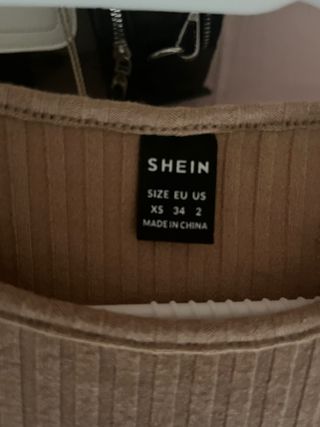 Top SHEIN beige XS
