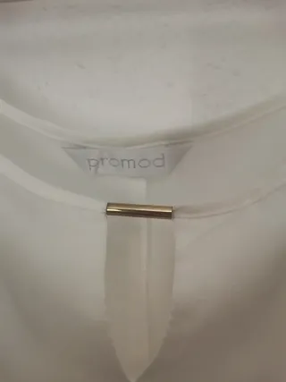 Lote de 2 blusas de gasa Promod 