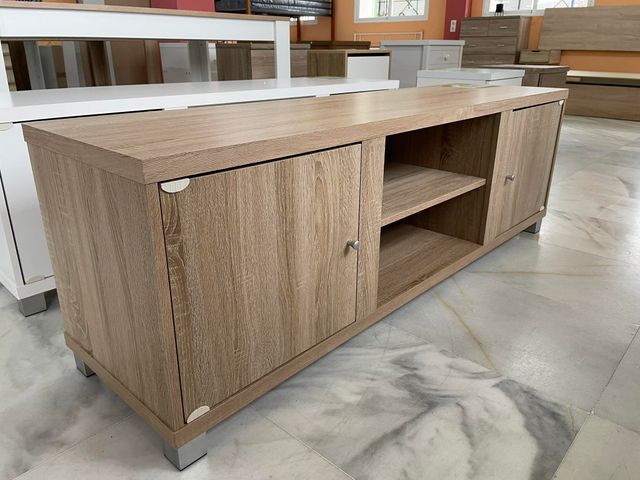 LIQUIDAMOS! Mueble TV madera marrón- Nuevo