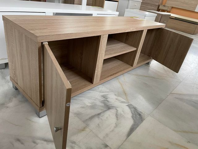 LIQUIDAMOS! Mueble TV madera marrón- Nuevo